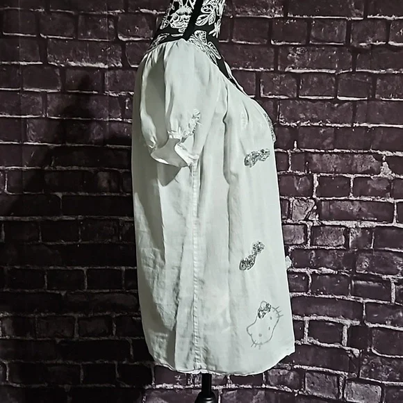 Sanrio Victoria Couture Summertime Hello Kitty Top w sequin bows CLEARANCE - Picture 3 of 10